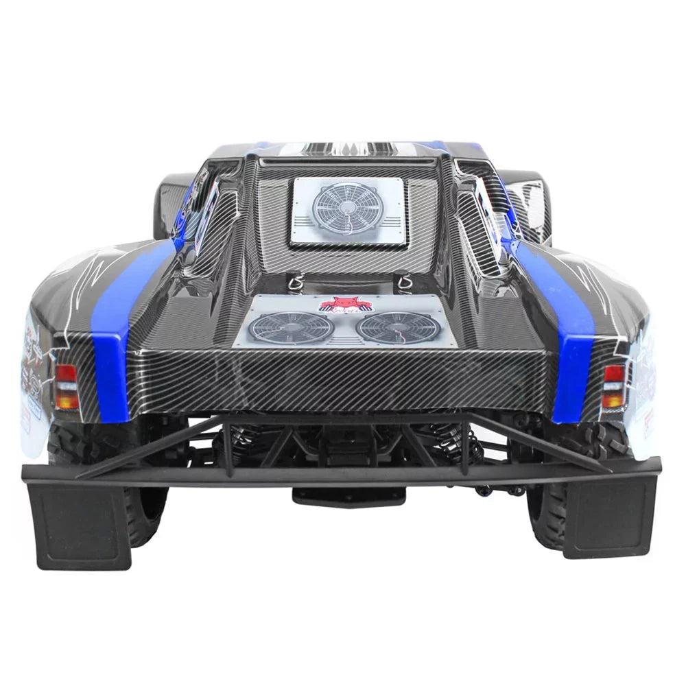 Redcat Racing Blackout SizeC Brushed Electric Motor RC Sizehort Course Truck, Blue