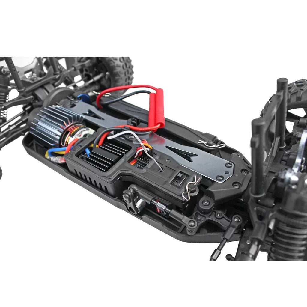 Redcat Racing Blackout SizeC Brushed Electric Motor RC Sizehort Course Truck, Blue