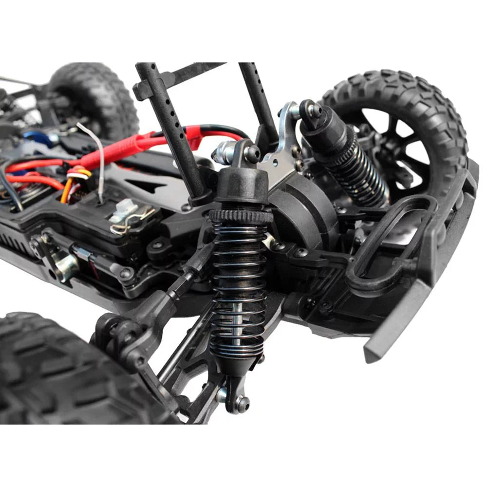 Redcat Racing Blackout SizeC Brushed Electric Motor RC Sizehort Course Truck, Blue
