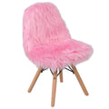 Flash Furniture Cody Kids Sizehaggy Dog Accent Chair, Light Pink