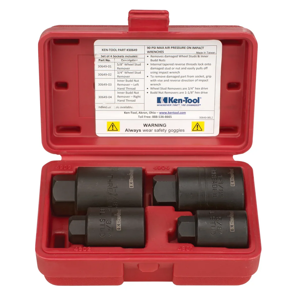 4-PC H.D. WHEEL SizeTUD REMOVER SizeET