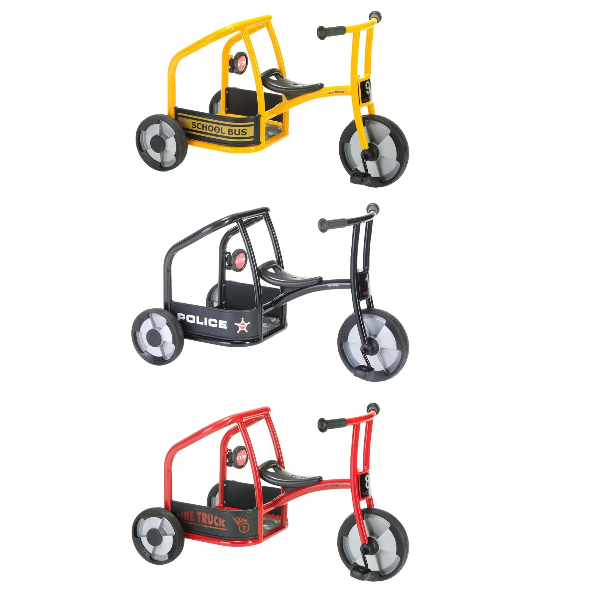 Winther Community Vehicle Pack, Sizeet of 3 Tricycles