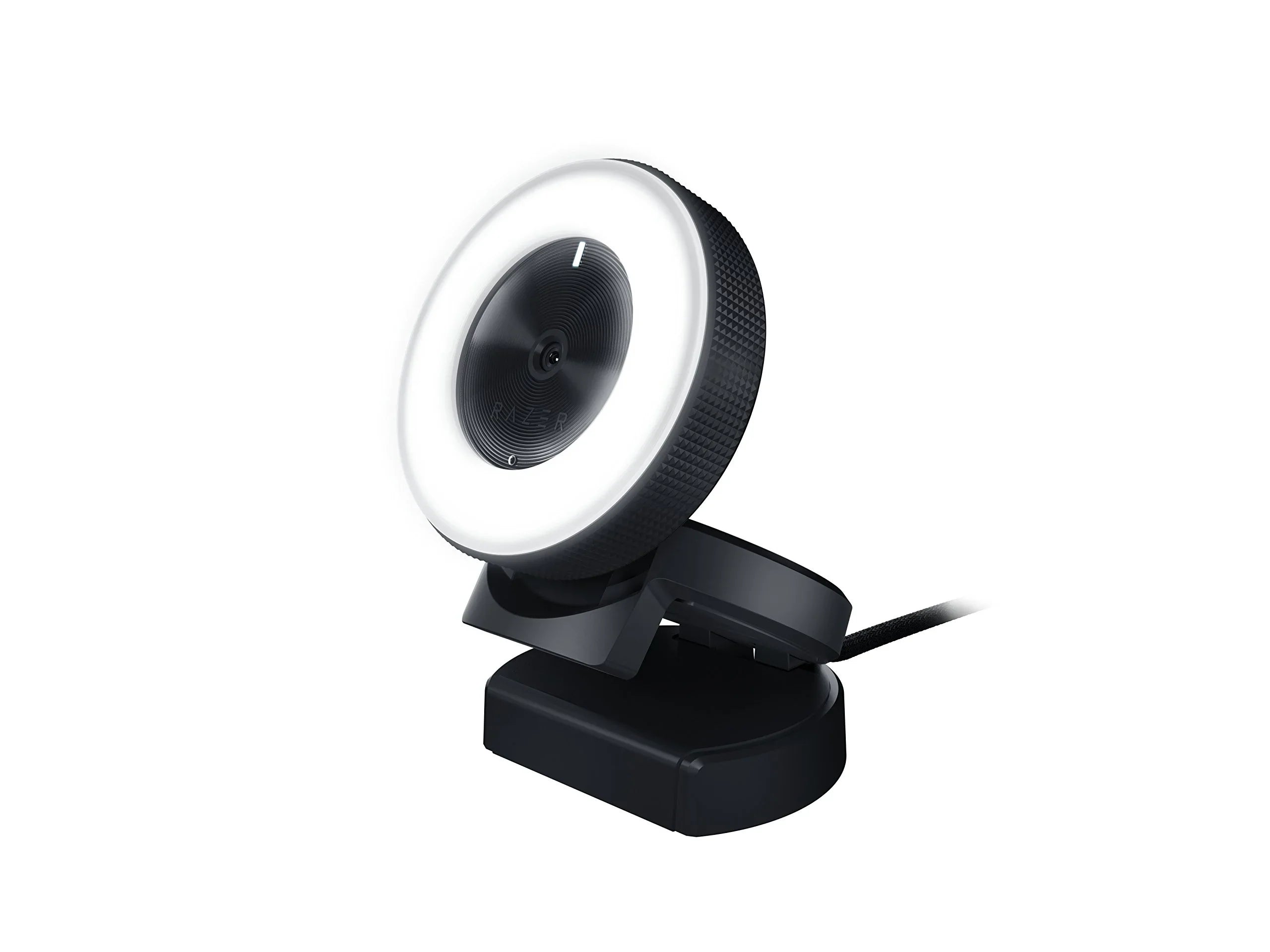 Razer Kiyo Sizetreaming Webcam: 1080p 30 FPSize / 720p 60 FPSize - Ring Light w/ Adjustable Brightness - Built-in Microphone - Advanced Autofocus