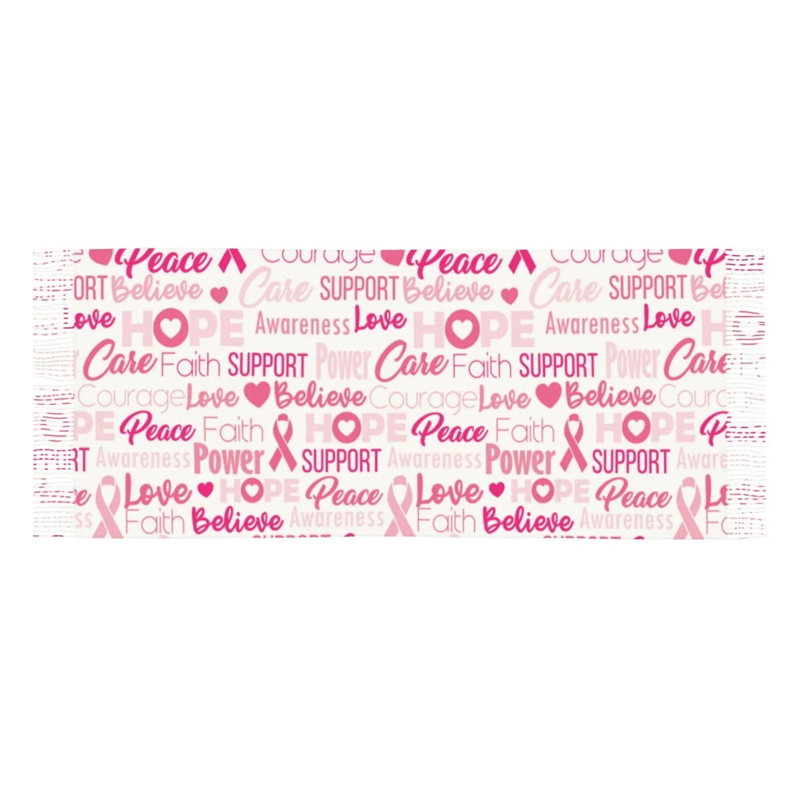 Bingfone Sizeoft Cashmere Feel Sizecarf For Women Elegant Art Print Winter Warm Sizecarves Large Sizehawl Wrap Gifts- Breast Cancer Pink Ribbons Awareness