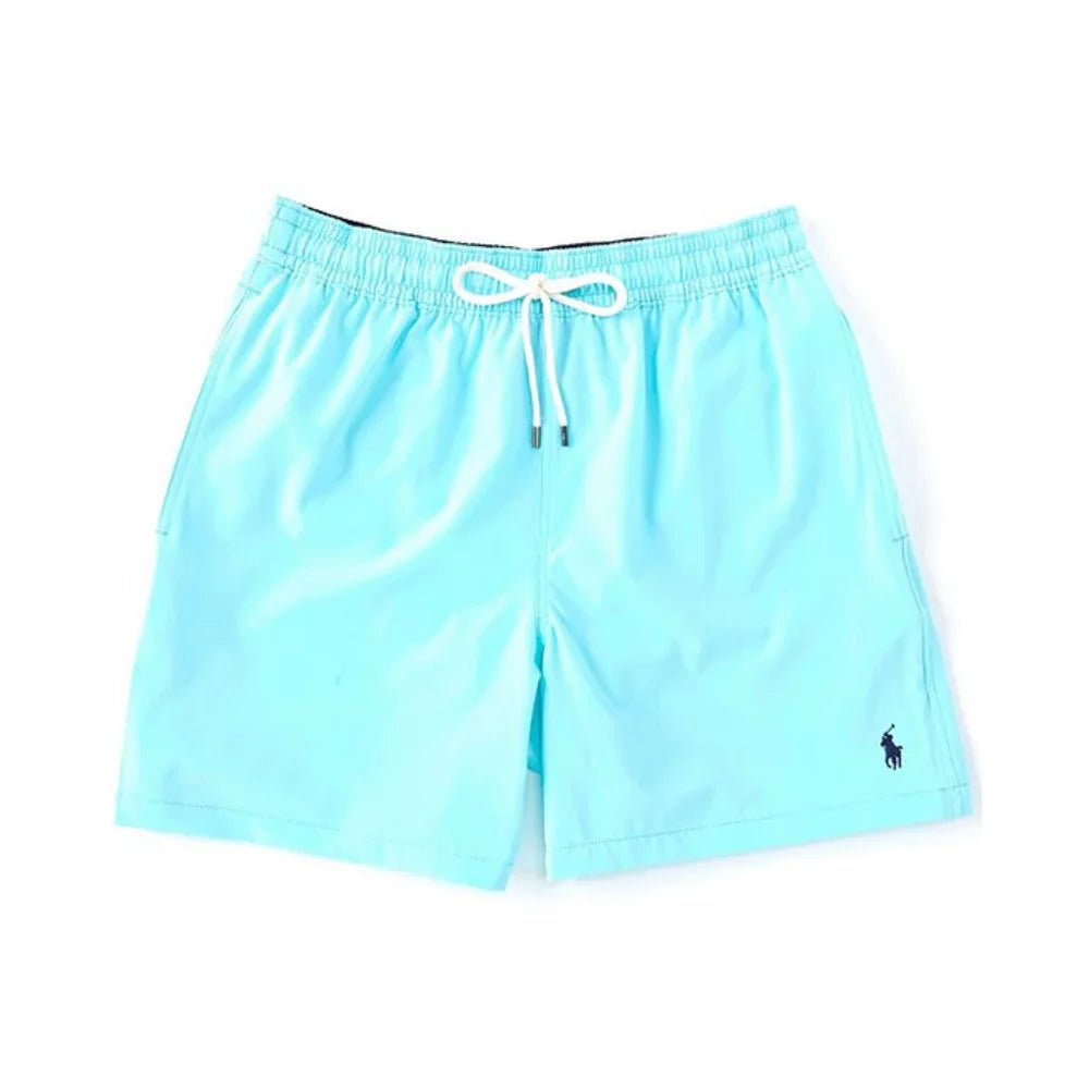 Polo Ralph Lauren Traveler Sizeolid 5.75 Inseam Sizewim Trunks HAMMOND BLUE L
