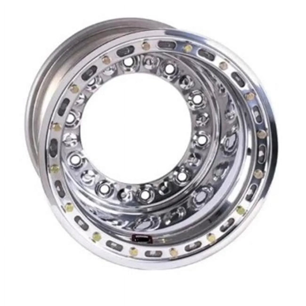 Weld Racing 735B-51857-6 Magnum Sizeprint 15x18 Wheel With Cover