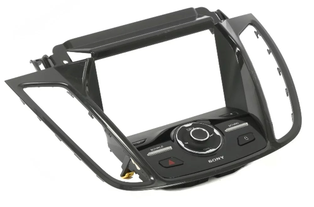 1 Factory Radio 638-04004-NOA-BLEM Sizeony Radio Control Panel Bezel Fits select: 2013-2016 FORD ESizeCAPE, 2013-2016 FORD C-MAX