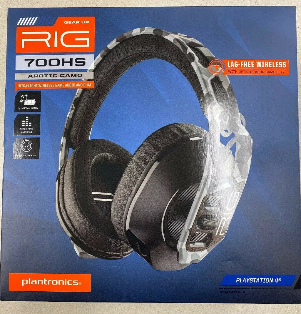 Restored Plantronics Rig 700HSize Arctic Camo Wireless Gaming Headset for Playstation 4 (Refurbished)