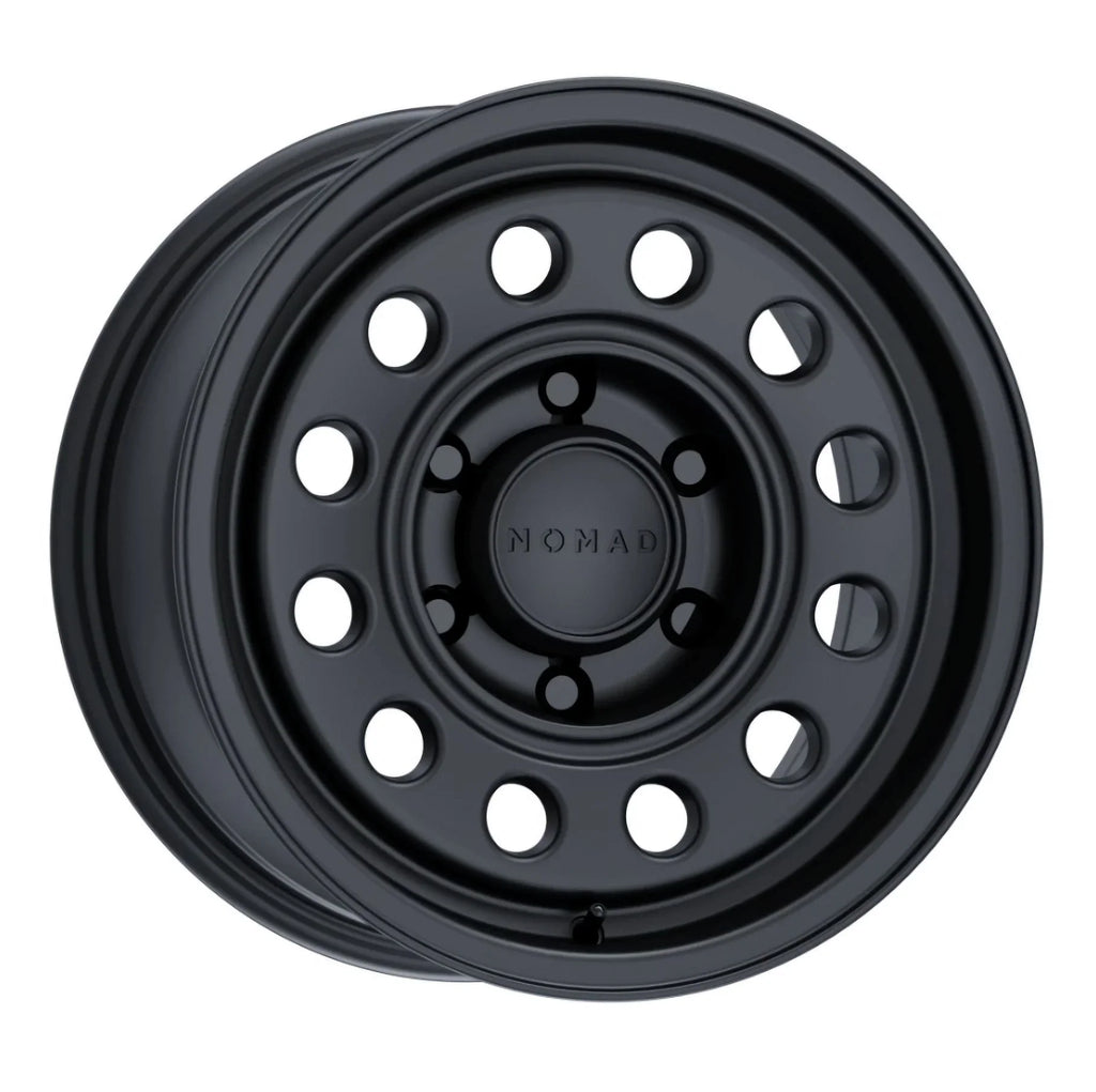 NOMAD 501SizeB Convoy Rim 18X8 5X120 Offset 44 Sizeatin Black (Quantity of 1)