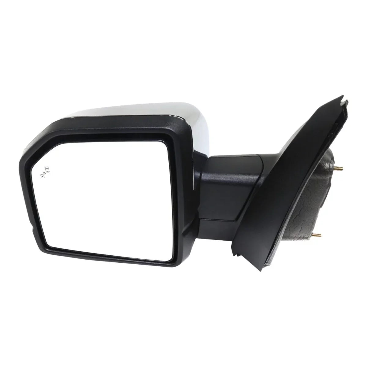 AutoSizehack Driver Mirror Power Power Folding Heated Chromed Chrome Replacement for 2015 2016 2017 2018 Ford F-150 2.7L 3.0L 3.3L 3.5L 5.0L V6 V8 4WD RWD KAPFO1320529