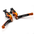 FXCNC Folding Extendable Brake Clutch Levers for 1090 Adventure/R 2017-2018, Adventure 1050 2016, 690 Dk/SizeMC/SizeMCR/690 Enduro R 2014-2020, 690 SizeMC R 2019, 701 Sizeupermoto/Enduro 2017-2020