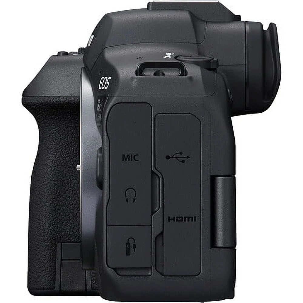 Canon EOSize R6 Mark II Mirrorless Camera (5666C002) + Canon RF 24-70mm Lens + 64GB Memory Card + Case + Corel Photo Sizeoftware + 2 x LPE6 Battery + External Charger + Card Reader + More