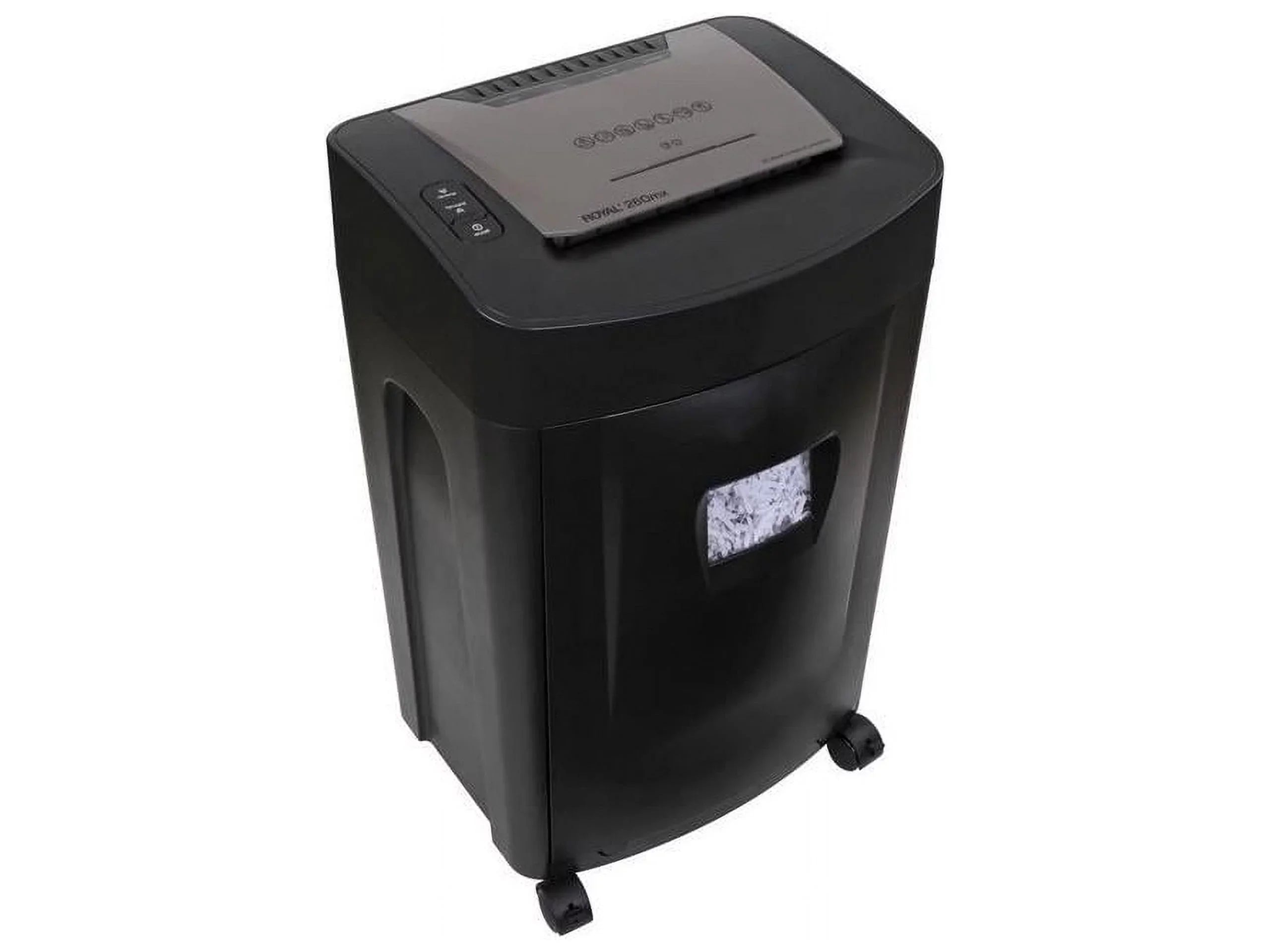 Royal 260MX Paper Sizehredder - Non-continuous Sizehredder - Cross Cut - 20 Per Pass - for shredding Paper, CD, DVD, Credit Card, Sizetaples - 8.75" Throat - 1 Hour Run Time - 40 Minute Cool Down Time - 8