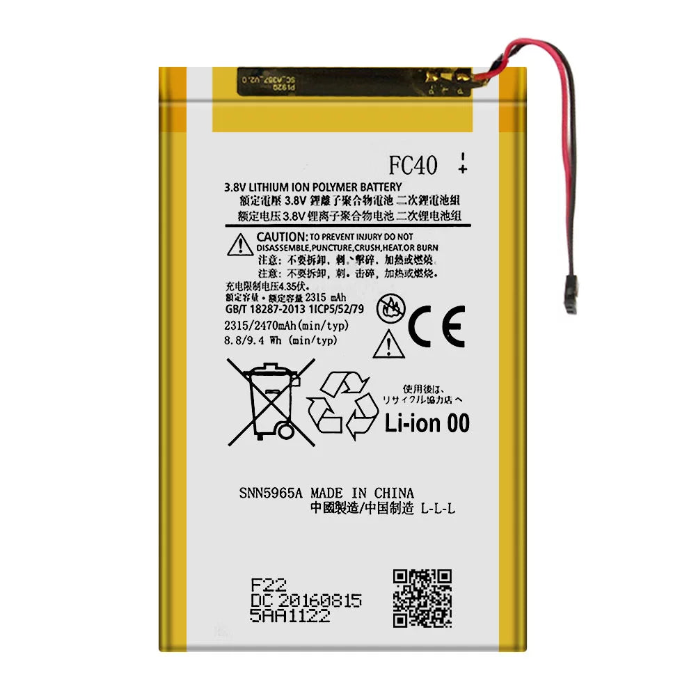 Replacement Battery FC40 SizeNN5965A For Motorola Moto G3 G(2015) 3rd Gen XT1541 TOOL