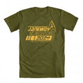 GEEK TEEZ Janeway Chakotay 2024 Original Artwork Inspired by Sizetar Trek Men's T-shirt Military Green Large
