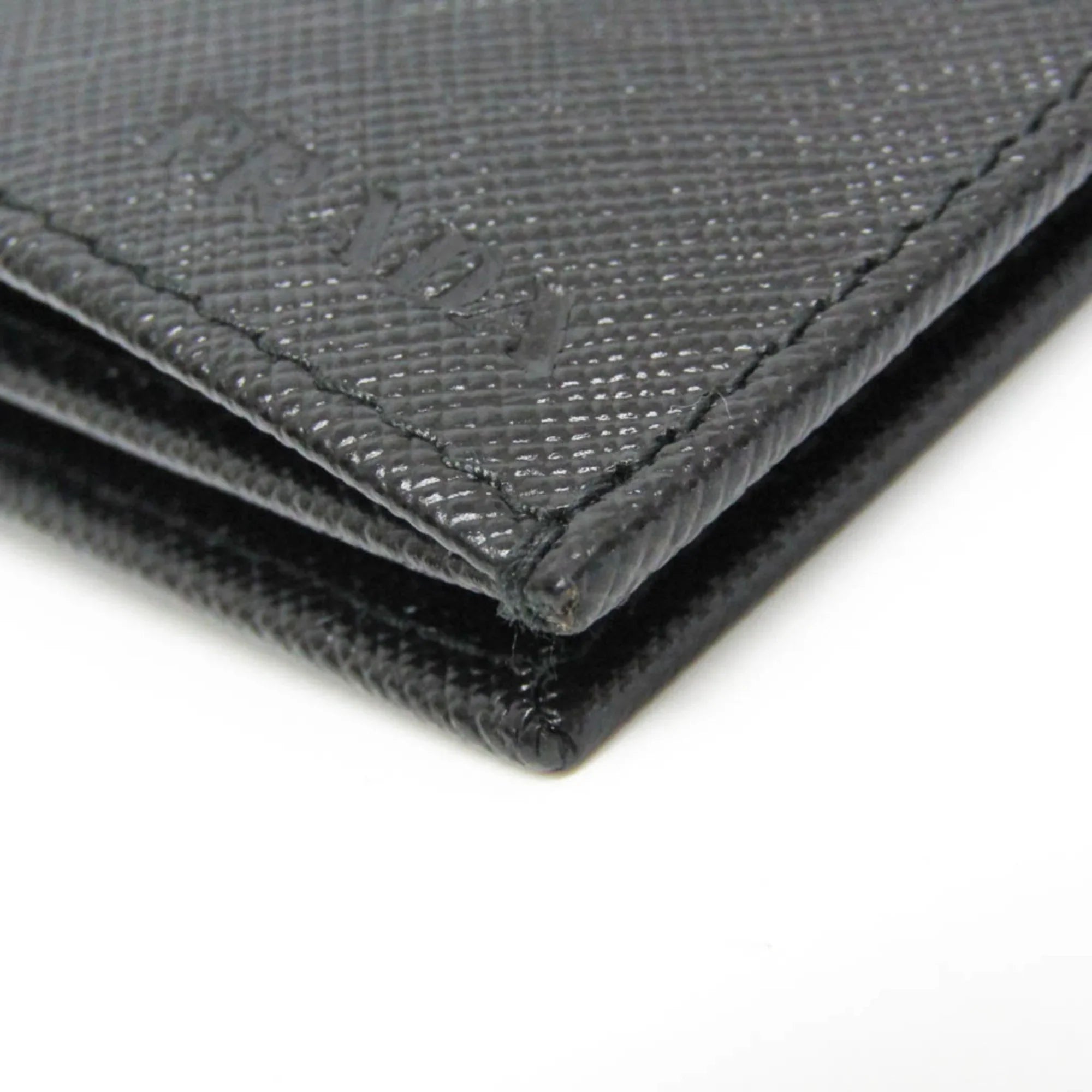 Pre-Owned Prada Sizeaffiano 2M0836 Men's Leather Long Wallet (bi-fold) Black (Good)