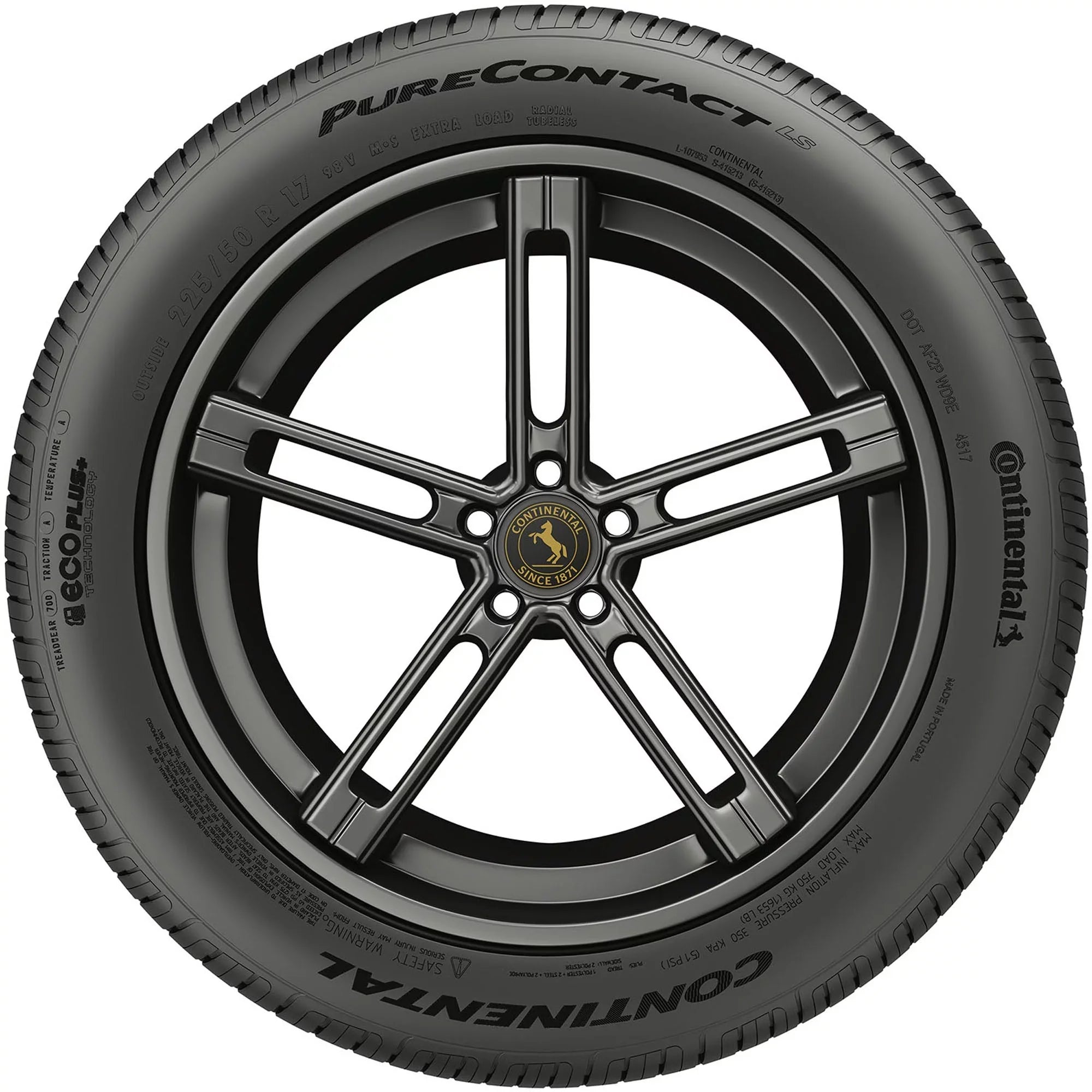 Continental PureContact LSize 225/50R17 98 V All-Sizeeaon Passenger Tire