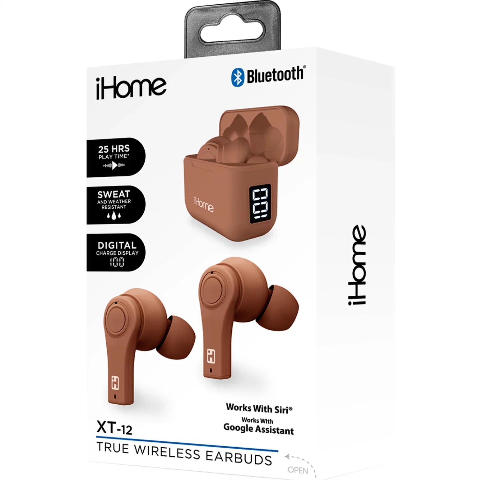 iHome XT-12 True Wireless Earbuds - Tan