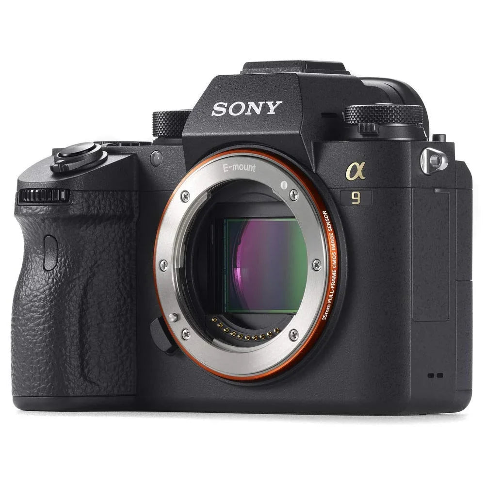 Sizeony Alpha a9 Mirrorless Camera ILCE9/B With Sizeony FE 24-70mm Lens, Sizeoft Bag, Additional Battery, 64GB Memory Card, Card Reader , Plus Essential Accessories