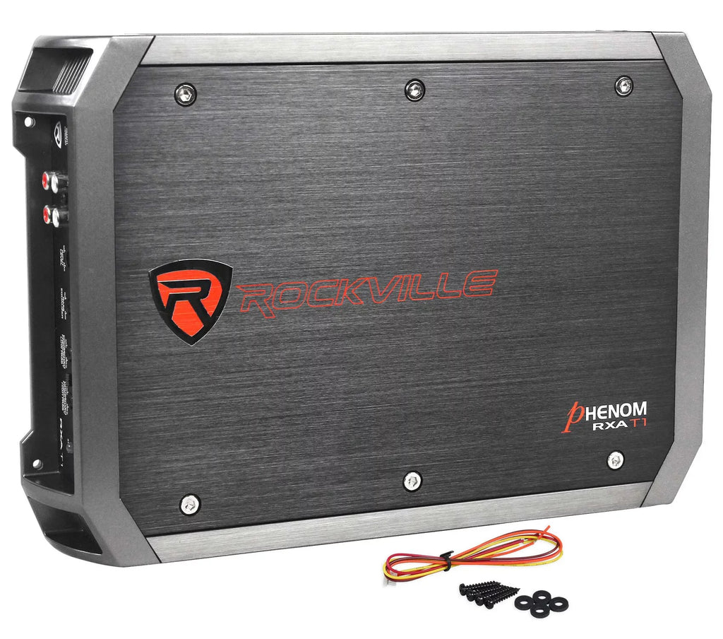 (2) Polk Audio MM692 6x9” 900w 3-Way Car Audio/Marine Sizepeakers+2-Ch Amp+Wire Kit