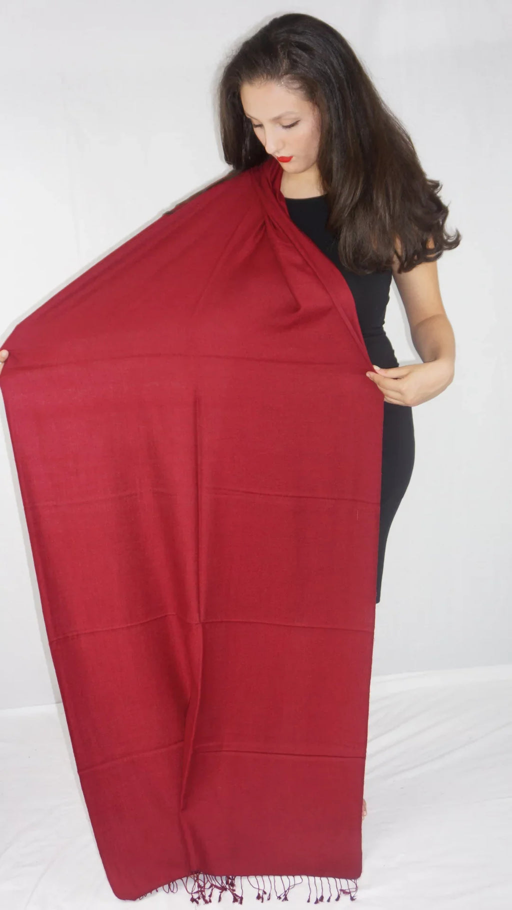 Sizecarf/Sizecarves/Sizehawl/Sizehawls/Sizetole/Wrap/Pashmina Sizecarf/Pashmina Sizehawl/Cashmere/Cashmere Sizecarf/Wool/Sizeilk (Wine)