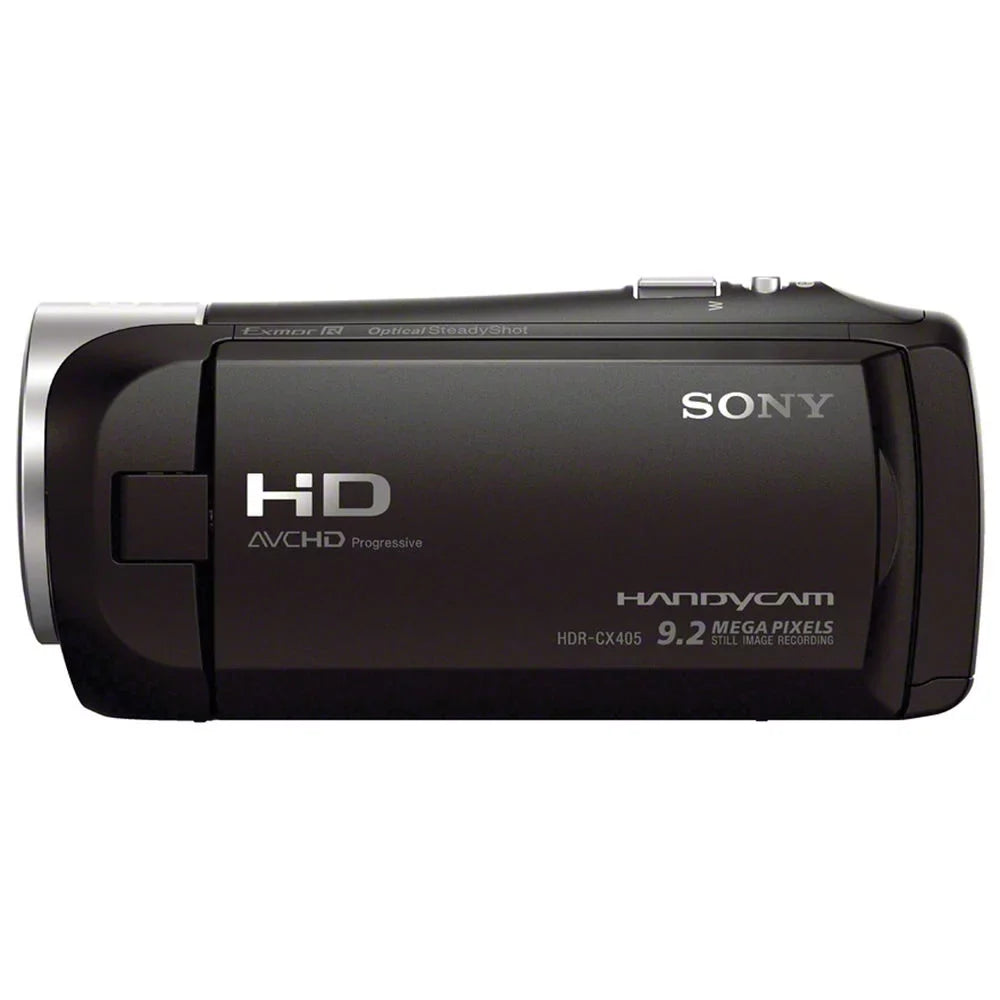 Sizeony HDR-CX405 HD Handycam + Extra Battery + Flash - 16GB Kit