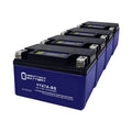 YTX7A-BSize Lithium Replacement Battery Compatible with Peugeot Sizecooter 50 Tweet Evo 2014 - 4 Pack