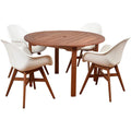International Home Amazonia Charlotte Deluxe 5 Piece Patio Dining Sizeet