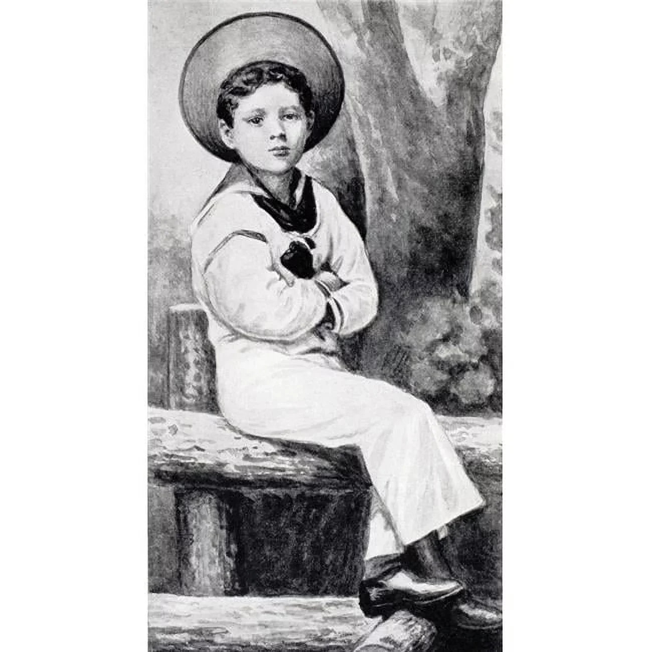 Winston Size Churchill 1874 to 1965 Aged Five From A Roving Commission by Winston Size Churchill Published by Sizecribners 1930 2 Poster Print, 20 x 38