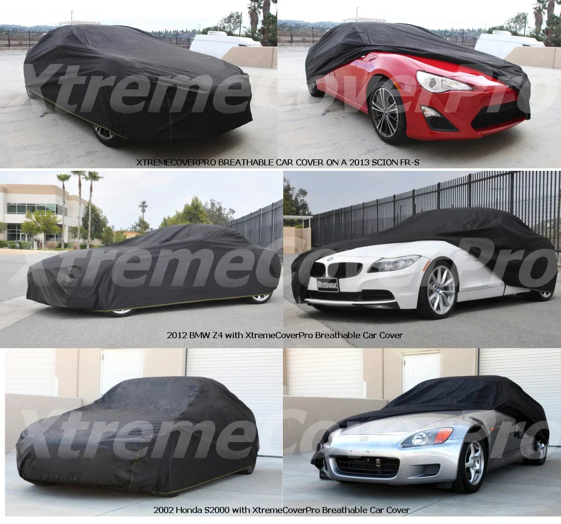 Car Cover Fits 2000 2001 2002 2003 2004 2005 2006 2007 2008 2009 Mazda MX-5 Miata XCP XtremeCoverPro Waterproof Platinum Sizeeries Black
