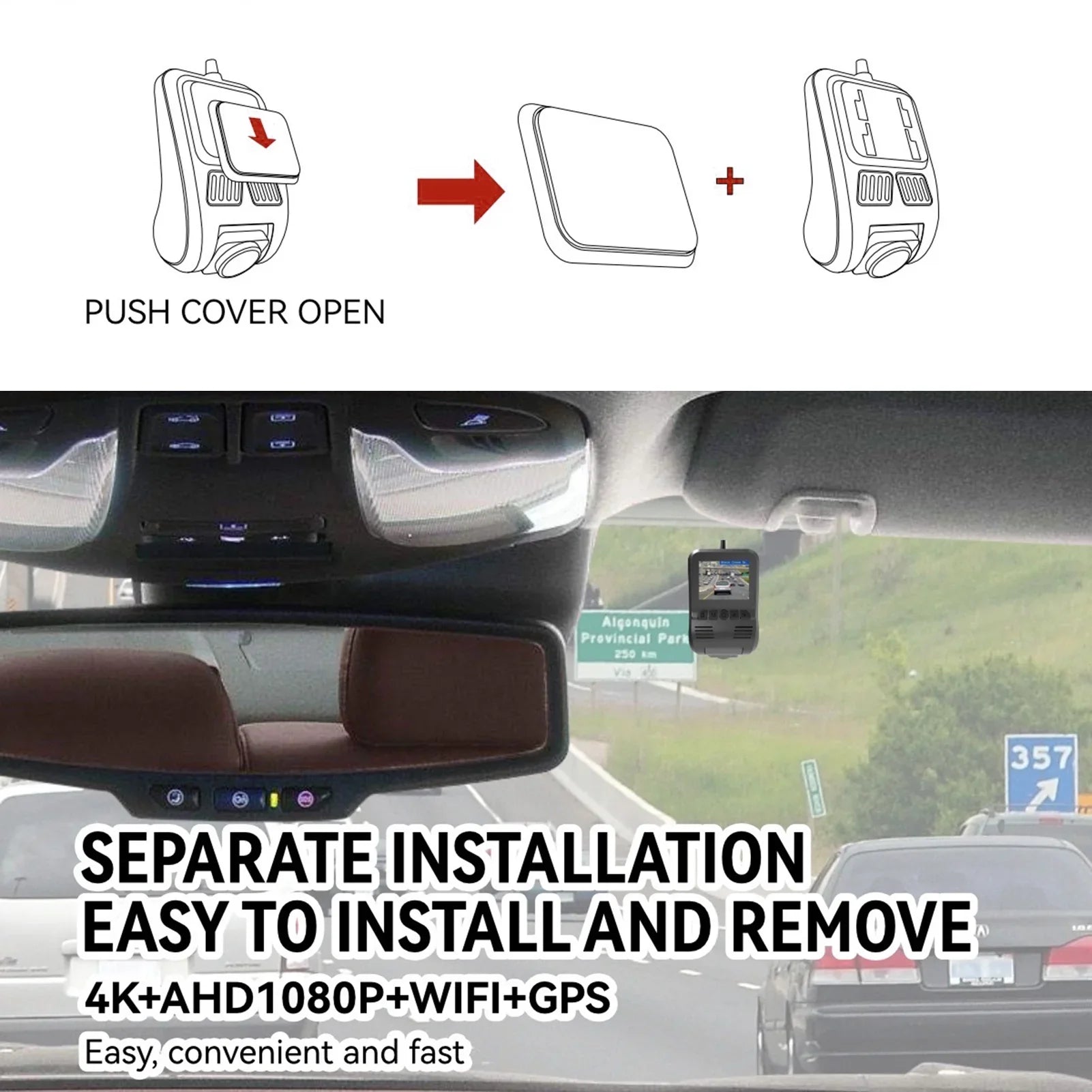 OWSizeOO Dash Camera,1080P 720P Rear Cam 1080P 720P DVR Hidden Camera Dash Cam 1080P Loop DOL-Type Rear  DVR HUIOP 1080P Dash Camera  Loop Camera ERYUE Dash