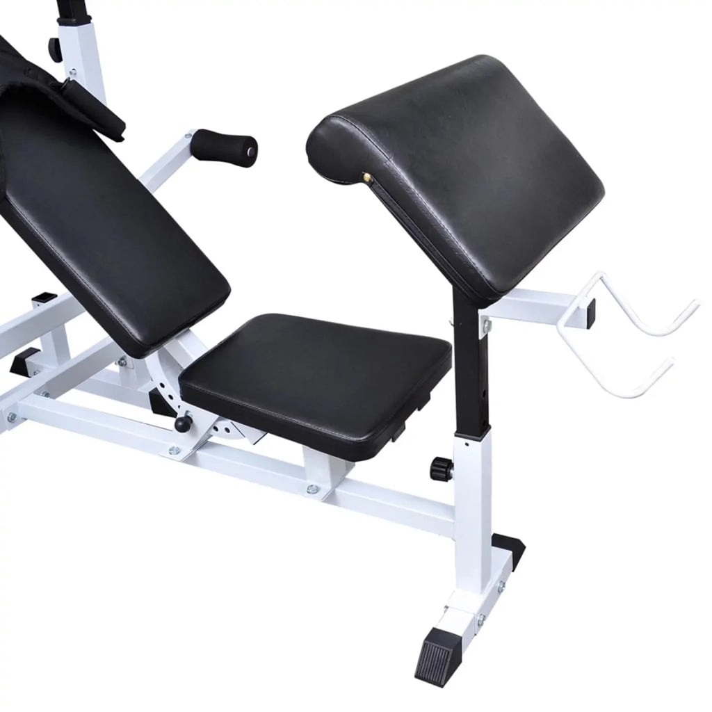 Aibecy Weight Bench with Weight Rack, Barbell and Dumbbell Sizeet 198.4 lb
