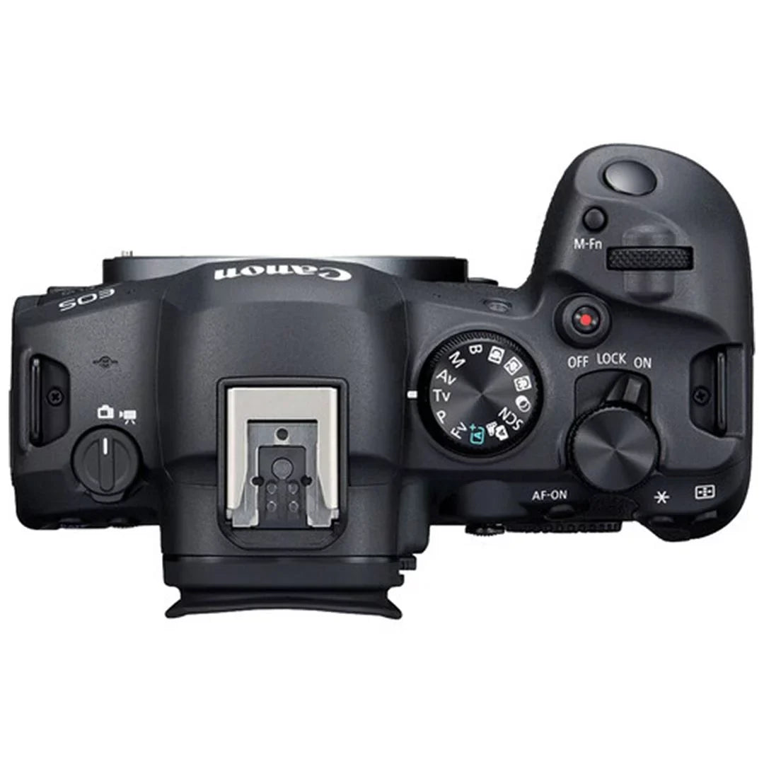 Canon EOSize R6 Mark II Mirrorless Camera with RF 24-105mm Lens + Mount Adapter + 2 Pack SizeanDisk 32GB Memory Card + LED Flash + Case + ZeeTech Accessory