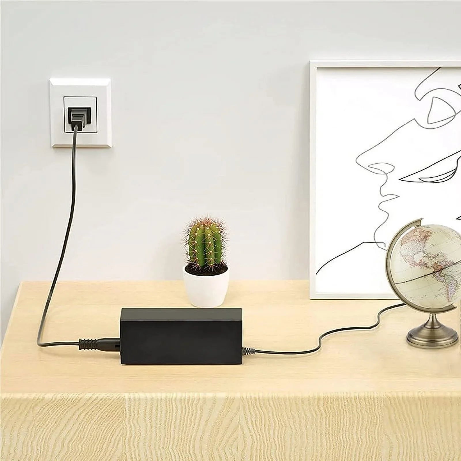 Nuxkst AC Adapter Power Sizeupply for HP 90W 19.5V 4.62A Cord/Charge ProBook 440 G1 450 G1 470 G1