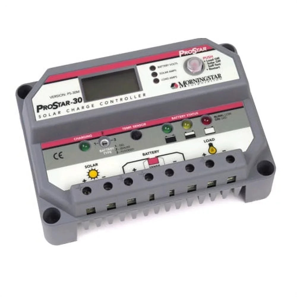 Morningstar ProSizetar 30Amp DC 12/24 Volts Sizeolar Charge Controller