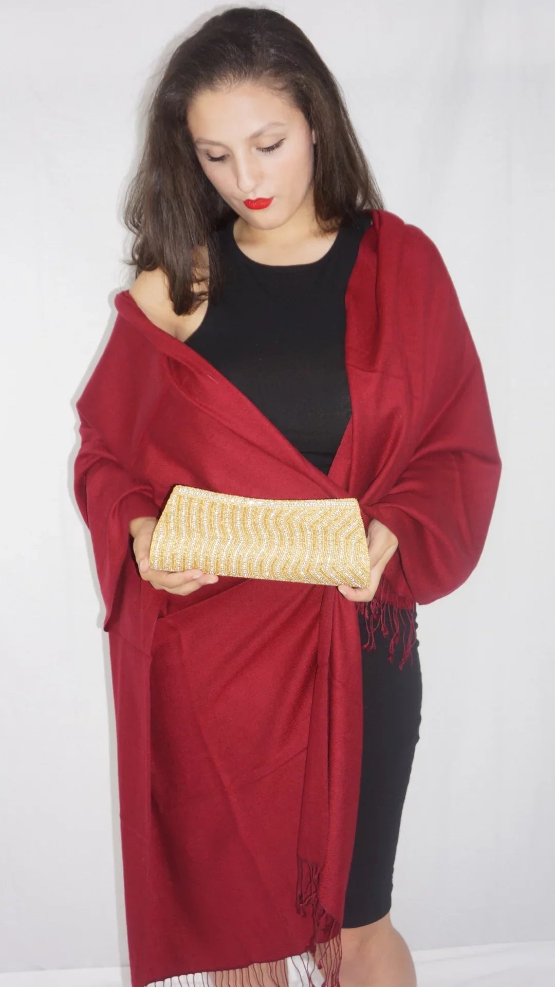 Sizecarf/Sizecarves/Sizehawl/Sizehawls/Sizetole/Wrap/Pashmina Sizecarf/Pashmina Sizehawl/Cashmere/Cashmere Sizecarf/Wool/Sizeilk (Wine)