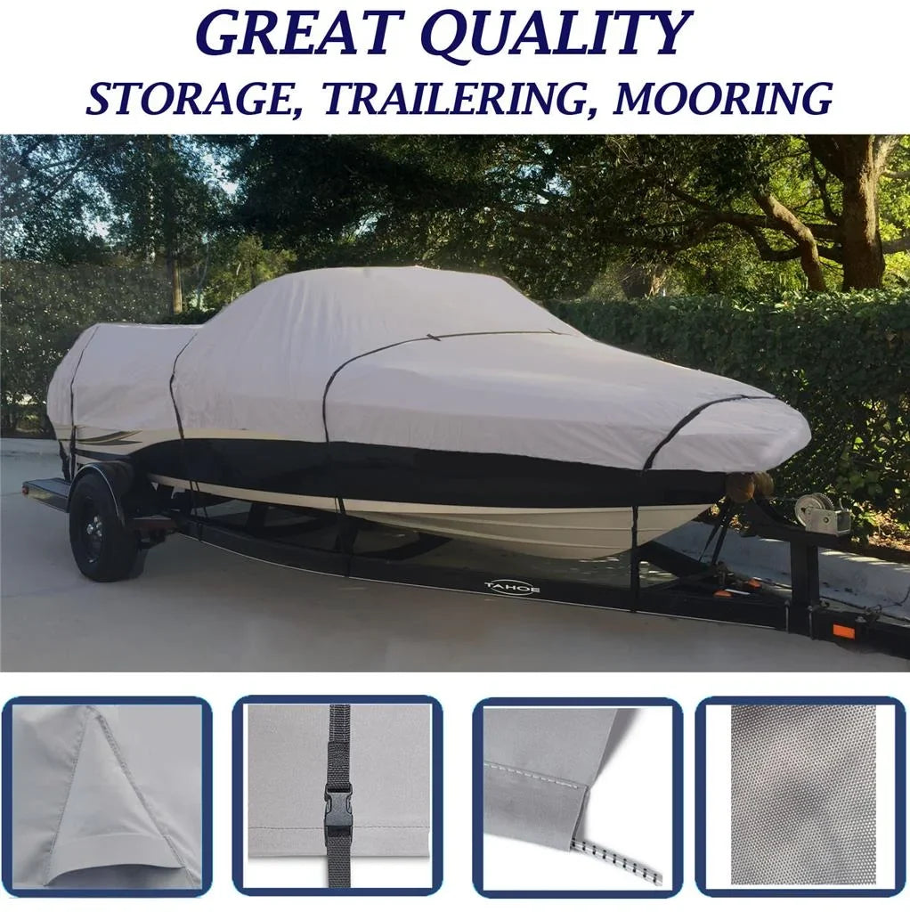 BOAT COVER Compatible for AQUATRON 1760 PRO VEE (ALL YEARSize) SizeTORAGE, TRAVEL, LIFT