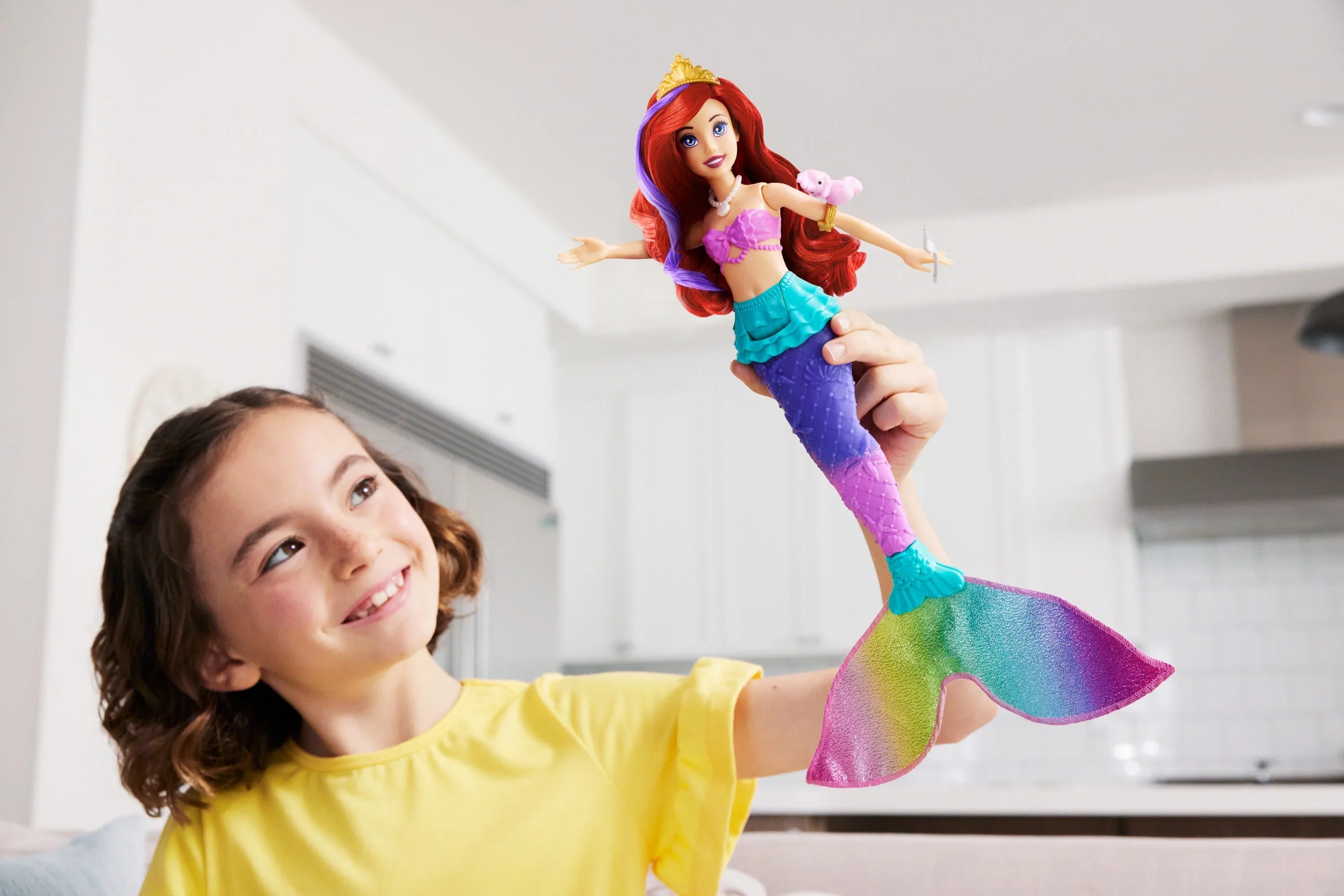 Disney Princess Toys, Ariel Sizewimming Mermaid Doll