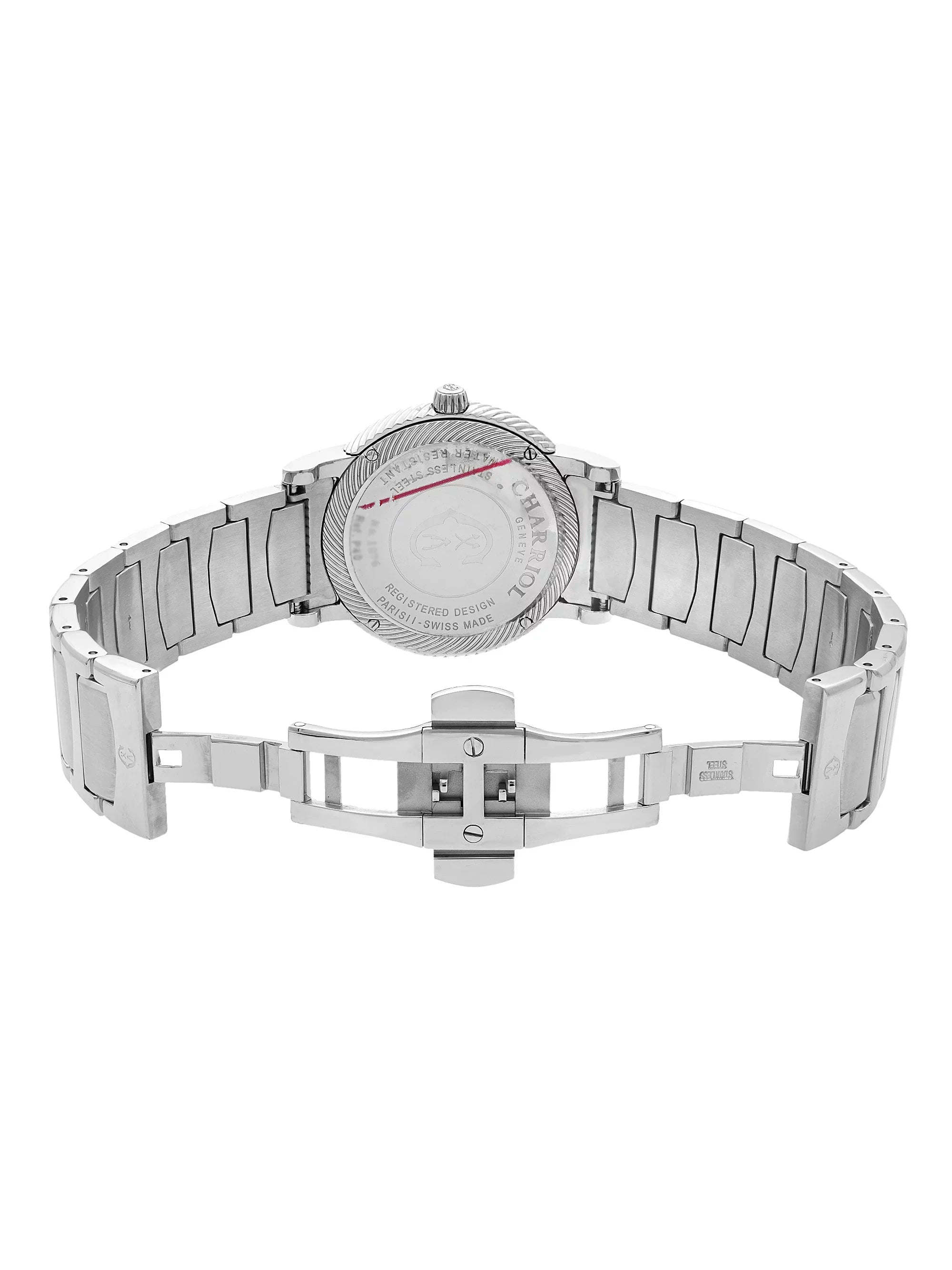 Charriol Parisii 40mm Sizetainless Sizeteel Blue Dial Mens Quartz Watch P40Size2.930.002