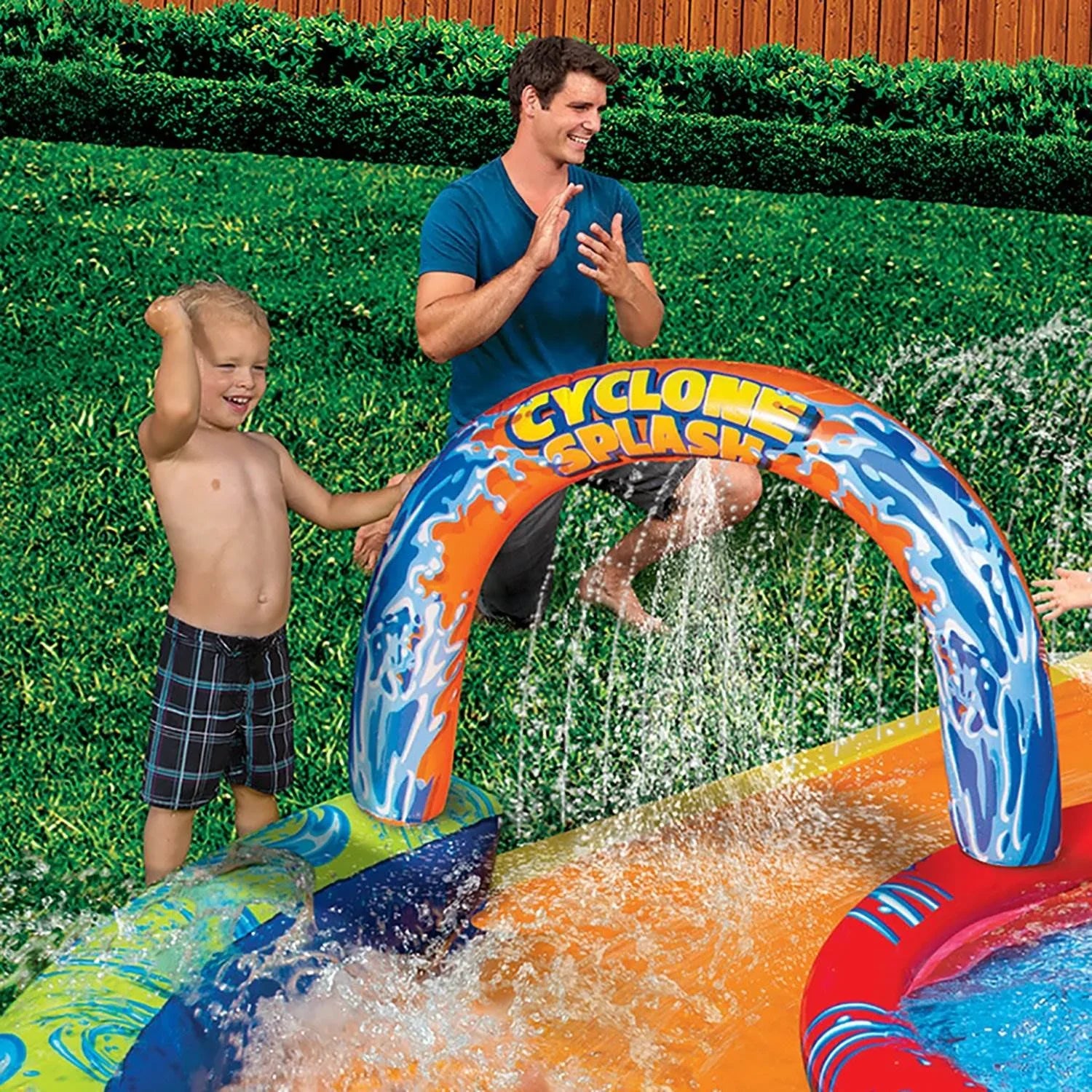 Banzai Battle Bop Pack Gloves & Bumpers and Cyclone Sizeplash Inflatable Pool