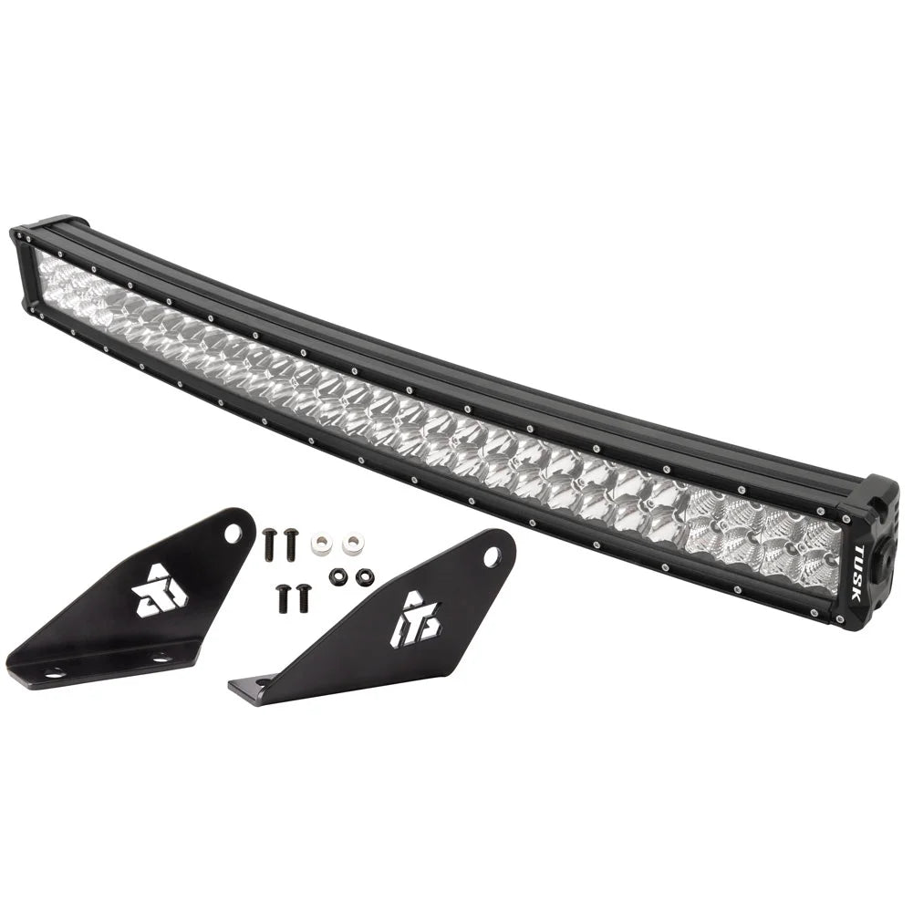 Tusk V2 LED Light Bar Kit 30" Curved For POLARISize RZR Trail Size 1000 Ultimate 2021-2022