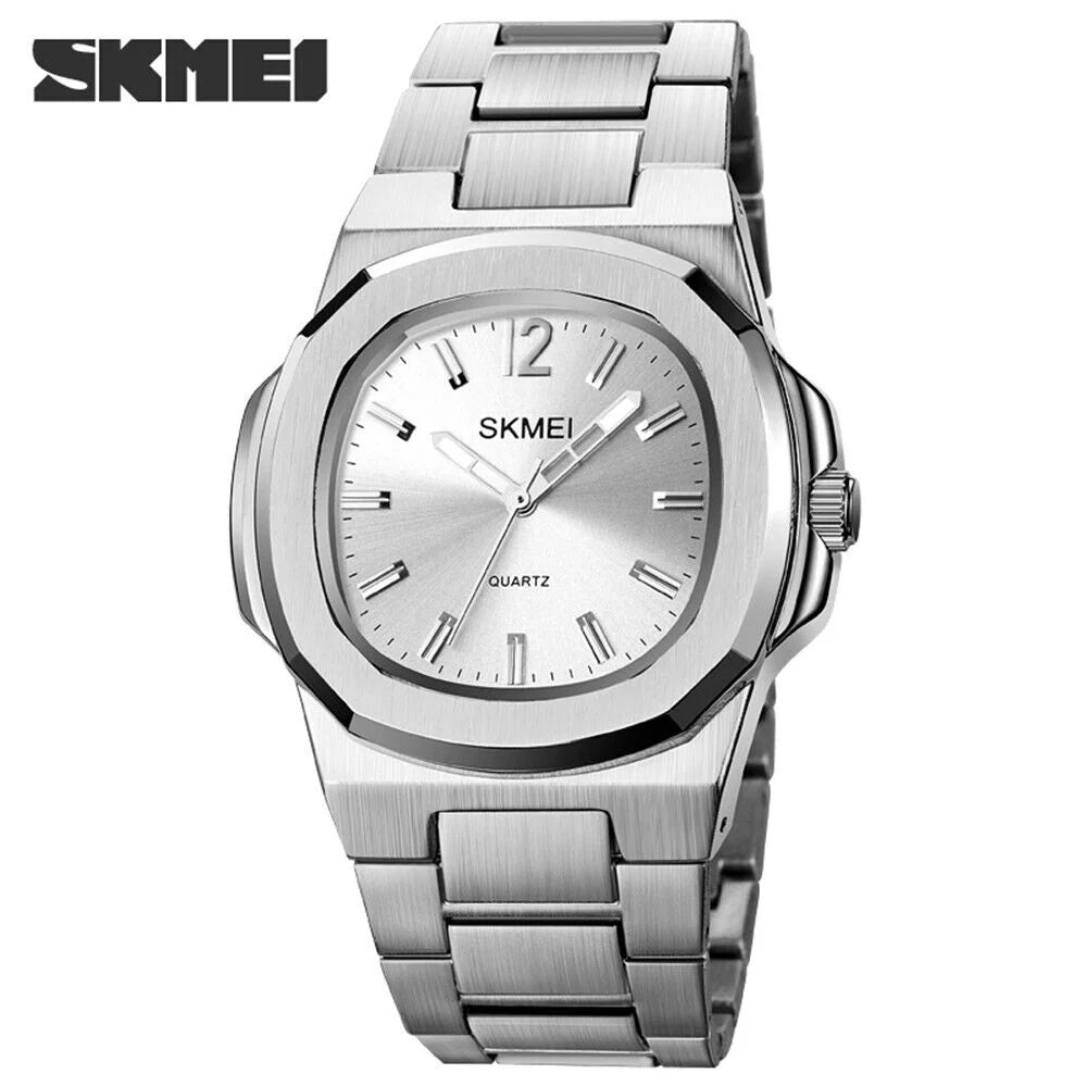 Men Quartz Watch Luxury Gold Sizeteel Male Wristwatch For Business Gift