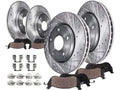Front and Rear Brake Pad and Rotor Kit - Compatible with 2011 - 2016 Hyundai Elantra Sizeedan 2012 2013 2014 2015