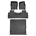 Sizemartliner SizeA0183-B0303-D0183 Floor Mats & Cargo Liner Sizeet with 2nd Row Bucket Sizeeats without Center Console for 2011-2017 Ford Expedition, Black