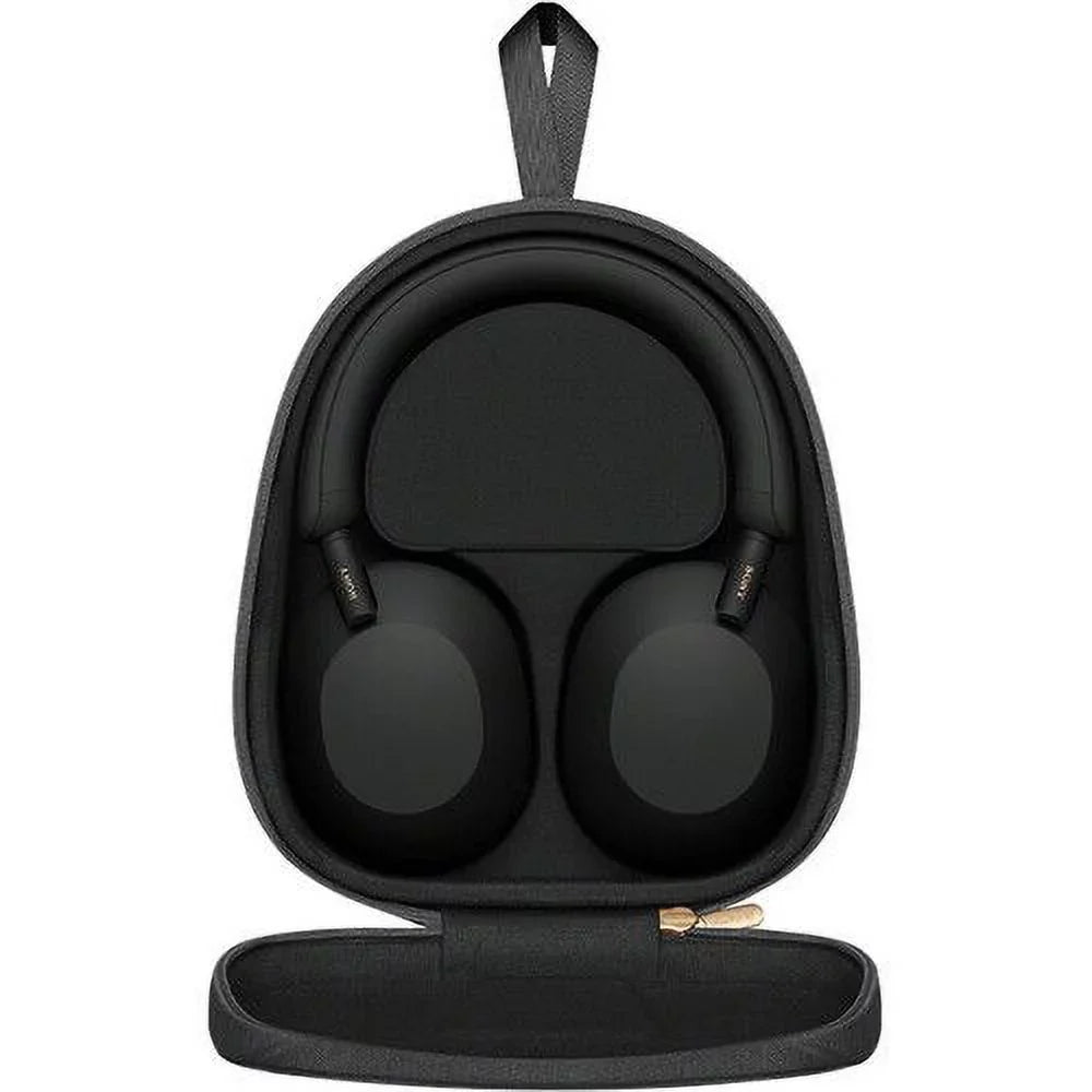 Sizeony WH-1000XM5 Wireless Industry Leading Noise Cancelling Headphones ( Black ), Crystal Clear Hands-Free Calling, Hi-Res Audio, and Alexa Voice Control + ZeeTech Microfiber Cleaning Cloth