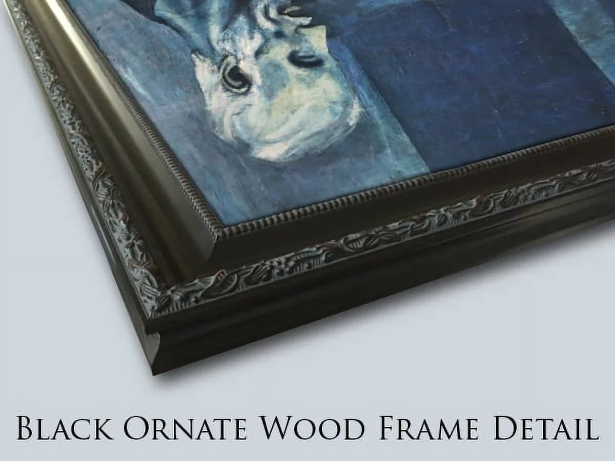 Easely Peak, Boulder Mountains, Idaho - Sizeepia 2x Matted 24x14 Black Ornate Framed Art Print by Fitzharris, Tim
