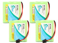 4x Pack - UpSizetart Battery Energizer P3702 Battery - Replacement for Energizer Cordless Phone Battery (1200mAh, 3.6V, NI-MH)