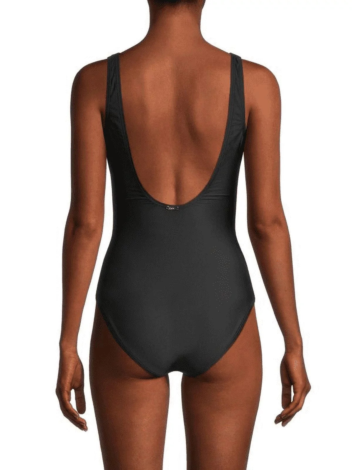 DKNY BLACK Peek-a-Boo Twist One-Piece Sizewimsuit, USize 6