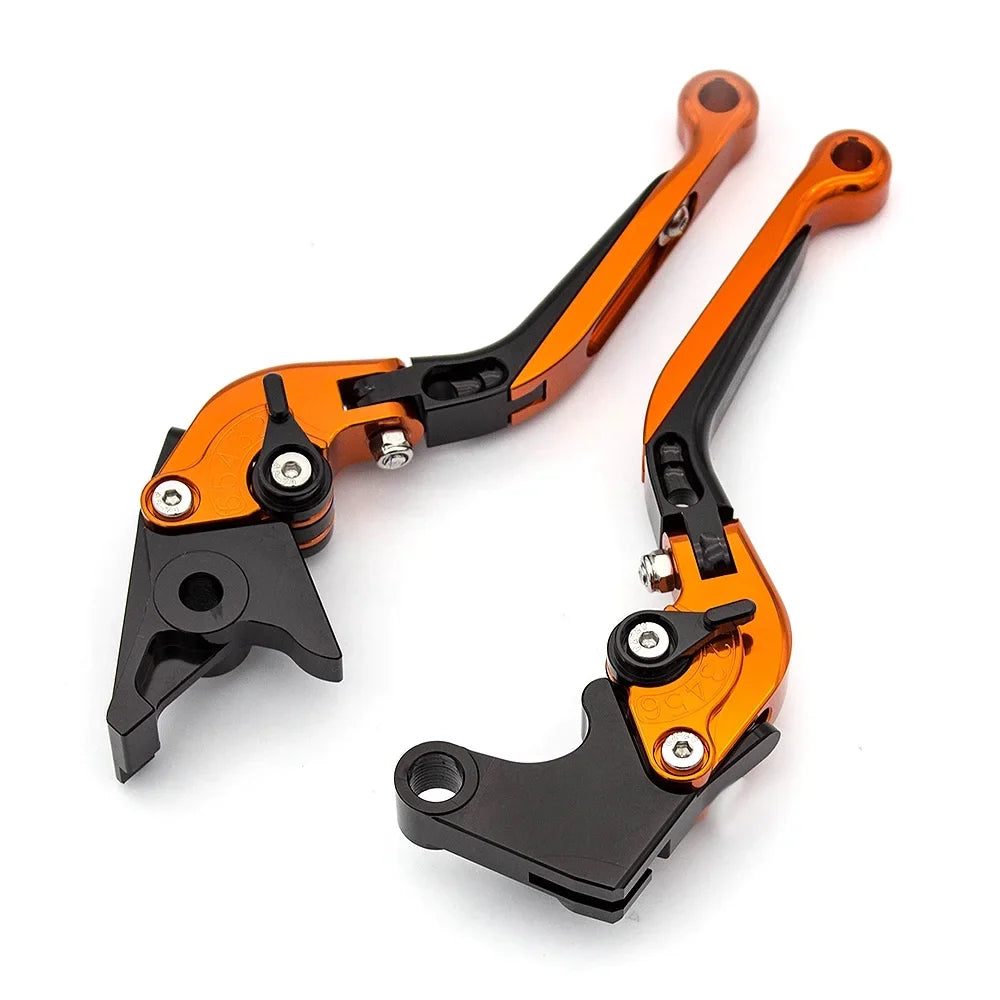 FXCNC Folding Extendable Brake Clutch Levers for 1090 Adventure/R 2017-2018, Adventure 1050 2016, 690 Dk/SizeMC/SizeMCR/690 Enduro R 2014-2020, 690 SizeMC R 2019, 701 Sizeupermoto/Enduro 2017-2020