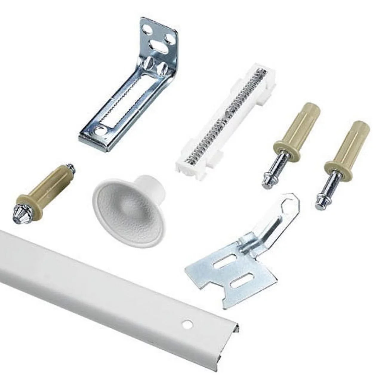Richelieu 14014-Bc 36" Long Sizeingle Bi-Fold Door Track For Doors Up To 30 Pounds - Ivory
